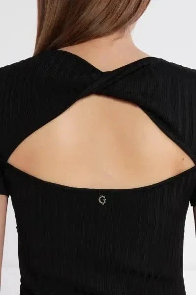 GUESS Black Ribbed Dress - Brand New with Tag – photo 3
